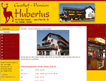 Tablet Screenshot of gasthof-hubertus-bad-steben.de